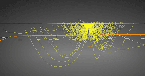 3d ray tracing diving wave